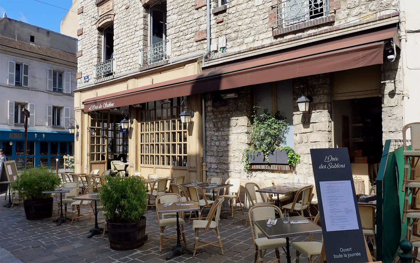 terrasse Restaurant l'Orée des Sablons - Fontainebleau